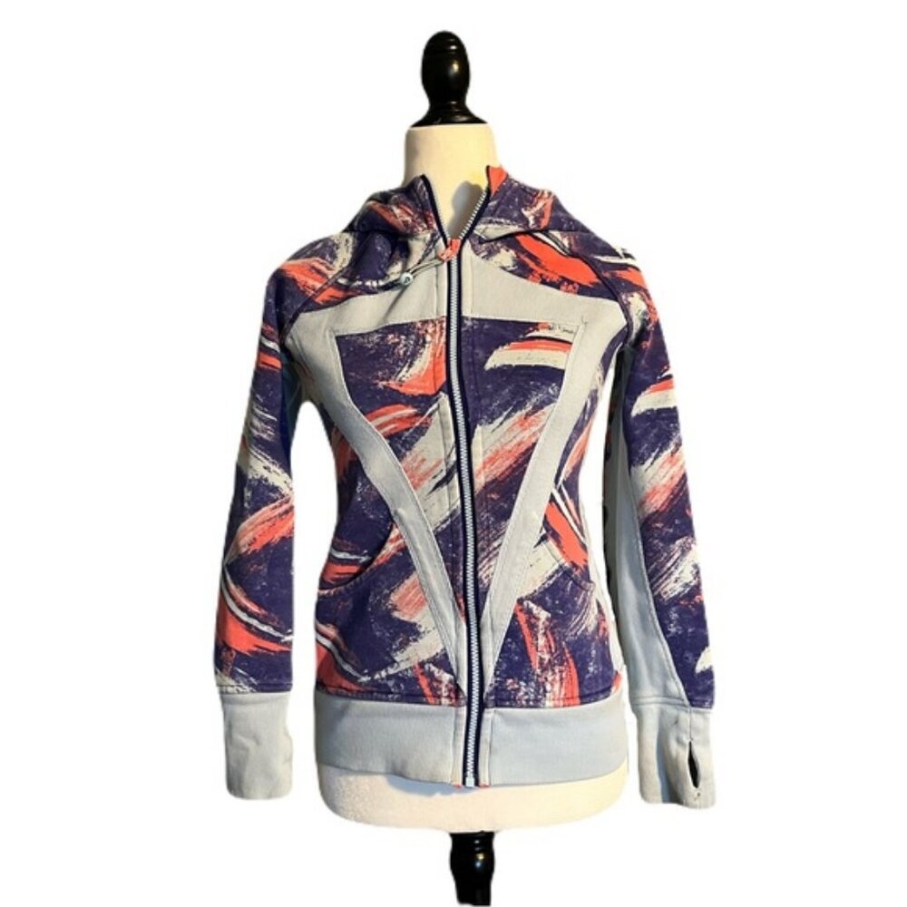 Ivivva 14 Full Zip Multi Color Hoodie
